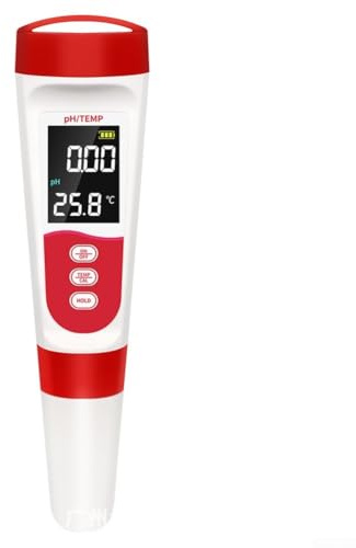 Medidor digital de pH 5 en 1, probador de sal de piscina con guía de voz, analizador de calidad de agua impermeable para piscinas, peceras, hidroponía