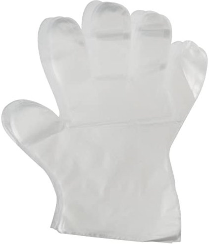 Fripac-Medis guanti monouso, 100 pezzi per sacchetto, Formato degli uomini in rilievo