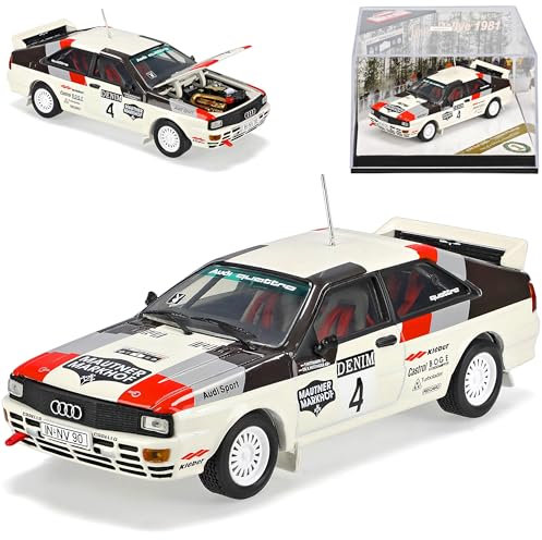 VITESSE A-U-D-I Quattro F. Wittmann Nestinger 1981 Janne Rally 1/43 Modell Auto Modellauto Sonderangebot