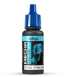 Vallejo 17 ml AV Mecha Color Acrylic Airbrush Colour - Titan Dark Blue