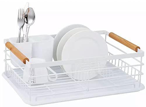 KING HOFF Geschirrtrockner Abtropfgestell Abtropfkorb Geschirrabtropfer Abtropfständer Metall 42.5x32x15.5 cm KH-1730