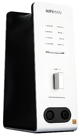 HIFIMAN EF600 Ampli-Casque DAC/amplificateur/préampli/Support de Casque équilibré de Bureau avec DAC HYMALAYA Pro R2R et Bluetooth, Argent