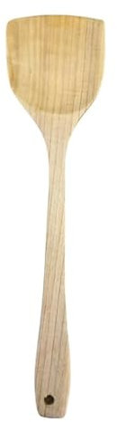 COSHAL® One Wooden Spatula No-Stick Fried Shovel Cooking Home Kitchen Utensils Shovel for Cooking Baking Frying Making Cakes and Rice Heat Resistant Eco- Friendly (13 inches) 33.5CM (1 Spatula)