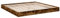 vidaXL Bettgestell Räuchereiche 180x200 cm Holzwerkstoff