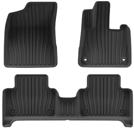 Högerstyrd Bilmatta För Volvo EX30 EV 2025 2024 Höger Styrmatta Bagageutrymme TPE 3D-fotmatta Tillbehör SVART(RHD EX30 3PCS)