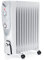 Pro Breeze Oil Filled Radiator with 11 Fins - Slim Electric Radiator - Portable Oil Heater with Built-in 24 Hour Timer, 3 Heat Settings, Adjustable Thermostat (White Radiator)