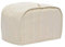 Toaster Cover, DesignerBox Cotton Striped Bread Toaster Dust Cover Bakeware Protector for Two Slice Toaster Appliance and Dust & Fingerprint Protection - Style Random (Yellowish, 11W x 8D x 8H)