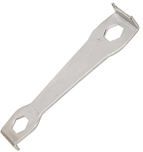 Llave de plato, herramienta de tuerca de acero inoxidable para bicicleta, herramienta multifunción para reparación de bicicletas