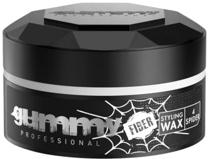 Gummy Professional Fiber Spider Wax | Flexibles Haarwachs mit starkem Halt und UV-Schutz | Für strukturierte Frisuren | 150ml
