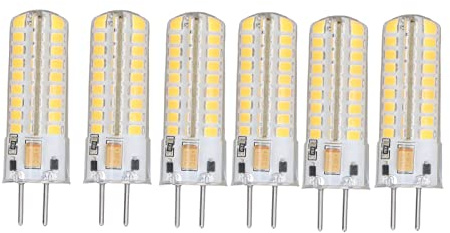 GY6.35 LED, 6st GY6.35 LED, 7W 700lm 72 LED-ljuskrona Glödlampor Energisparande LED-majslampa för Hemhänge, Led-lampor (Varmt ljus)