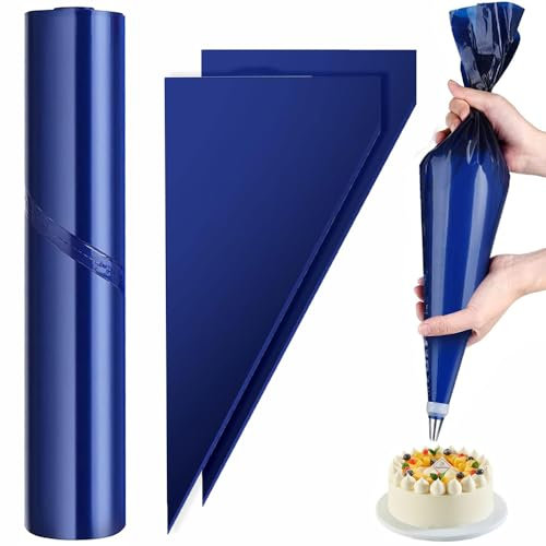 LSRVNM 30 Pezzi Sacchetti Per Pasticceria Usa E Getta Extra Large Addensare, Sac à Poche Professionale 52cm, Sacchetti Per Pasticceria Per Biscotti Torte Decorazione