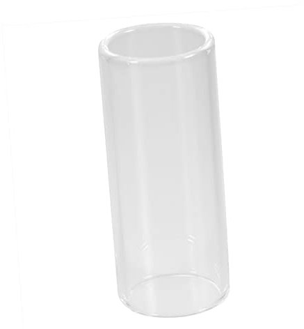 BESTonZON 2 Pièces slide de guitare bague coulissante de guitare glissière de en métal stainless steel inoxlm rail coulissant glissière de en acier inoxydable Un verre Cadeau