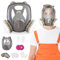 Trudsafe 27 en 1 Masque Anti-Poussière Complet 6800 Avec Cartouche de Vapeur Organique 6001 et 10 Couvre-Lentilles 6885, Masque Anti-Poussière Protection Respiratoire Contre les Poussières