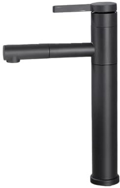 WFRUEDWC Bathroom Basin Taps Black Pull-Out Countertop Basin Washbasin Washbasin Basin Faucet Bathroom Undercounter Basin Hot and Cold Faucet, Gray High