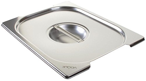 Vogue Stainless Steel 1/2 Gastronorm Handled Tray Lid - Food Container Cover CB185
