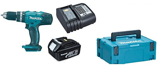 Makita DHP453SF DHP453 LXT 18V Combi Drill with 3Ah BL1830 Battery DC18SD Charger & Case