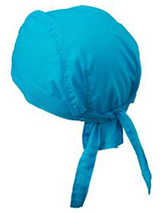 noTrash2003 Design Bandana Cap mössa huvudduk Bikerduk Durag skyddshjälm underlag i 20 färger för sport, arbete, fritid, Turkos, one size