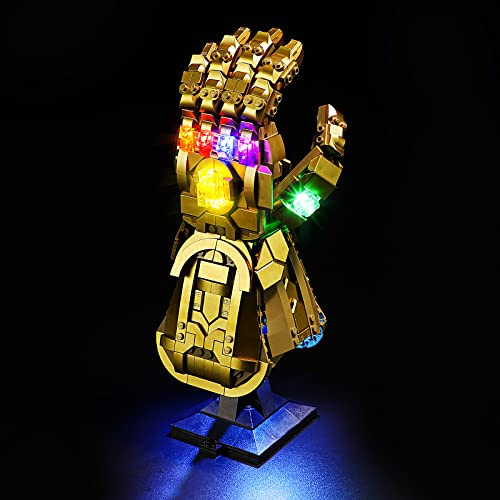 YEABRICKS LED Light for Lego-76191 Marvel Infinity Gauntlet Building Blocks Model (Lego Set NOT Included)