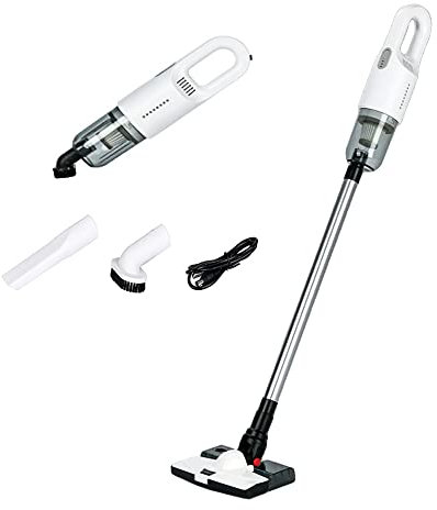 Aoun Cordless Wet Dry Vacuum Cleaner and Mop All in One, Lightweight Powerful Stick Rechargeable Upright for Home Hard Floor Pet Hair (White)