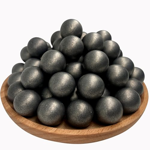 Alien Play Lot de 50 balles d'autodéfense réutilisables en Aluminium de Calibre 68 pour Byrna SD et Umarex HDS HDR 68,7,3 g pour tir sur Cible et s'entraîner (BLK)