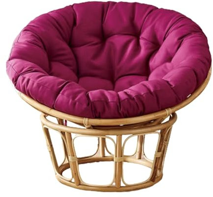 MIAOMI Cuscino per Sedia Papasan, Cuscino per Sedia Papasan per Sedia Sospesa, Sedia Rotonda Papasan, Poltrona In Polyrattan, Cuscino per Sedia da Giardino, Cuscino