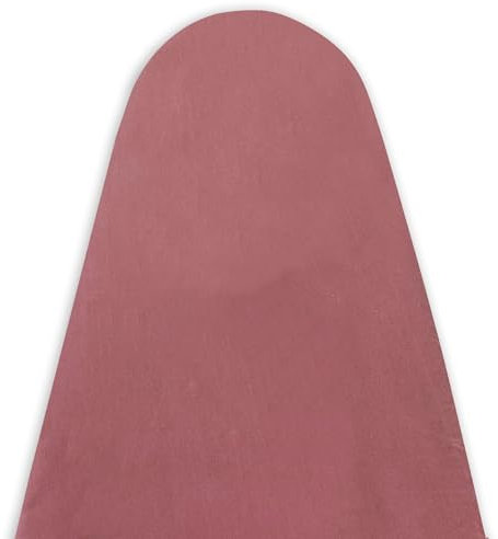 TUOLON Copriasse da Stiro Made in Italy 60 X 160 cm Universale per Ferri a Vapore Pratico e Morbido Copri ASSE da Stiro Telo con Elastico Copertina - Rosa