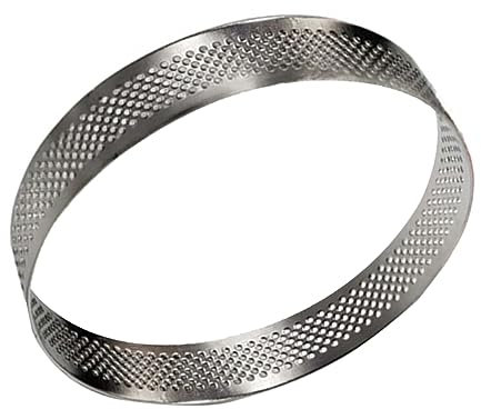 PRETYZOOM Stampo per Dolci in Acciaio Inossidabile Antiaderente Rotondo da 15 Cm per Mousse E Crostate con Rivestimento Liscio