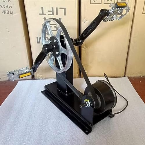 Generatore di pedali da 300 W, alimentatore portatile di emergenza alimentato a piede, generatore di bici ad alta potenza senza spazzole