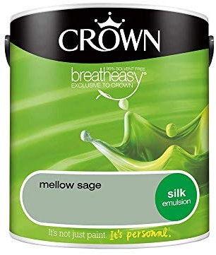 Crown Walls & Ceilings Silk Emulsion 2.5L - Mellow Sage