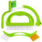 Grout Cleaner Brush - Tile Joint Cleaning Scrubber Brush with Nylon Bristles - Great Use for Deep Cleaning ShowerFloorsWindowBathroomKitchenTrack and Other Household. 4 in 1 Value Pack by DoriHom.