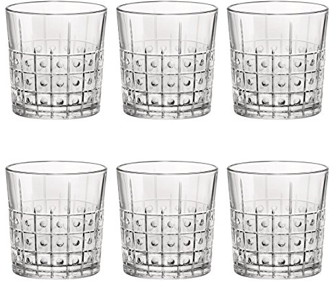 Bormioli Rocco 666225 Este whiskyglas, 300 ml, glas, transparent, 6 st