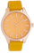 Oozoo Damenuhr mit Lederband 42 MM Orange/Orange C10466