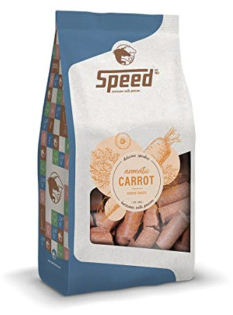 Speed Delicious speedies Carrot, Pferdeleckerli mit Karottengeschmack, aromatischer Snack für jedes Pferd, Beste Zutaten, einfach praktisch (1 kg)