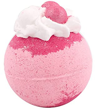 160g Boule de Bain, Bombes de Bain Coffret-Cadeau de Boule de Bain Effervescent Bain Moussant Enfant Parfum pour Spa Coffret Cadeau de Bain pour Femme, Enfant, Homme, Maman, Filles, Anniversaire-pink