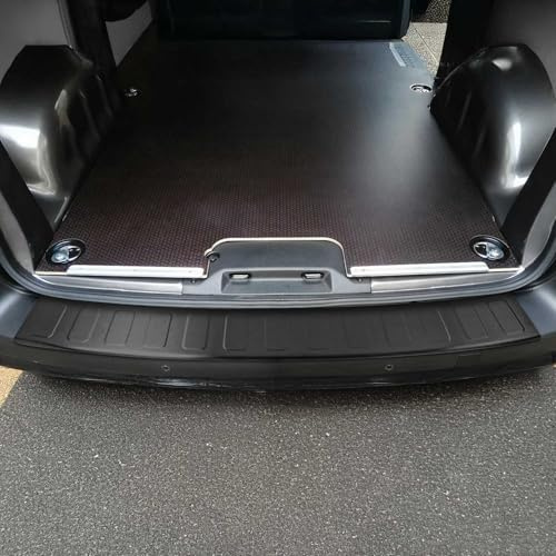 OMAC Protezione Soglia Baule Paraurti compatibile con Opel Vivaro C 2019-2026 L1 L2 RS Gebürstet Dunkel