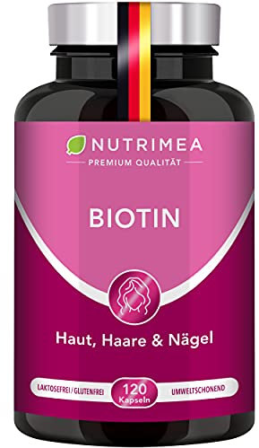 BIOTIN Haar Vital + Zink & Selen für gesunde Haut, Haare & Nägel | INTENSIV-KUR mit nur 1 Kapsel täglich - 100% Vegan & Ohne Zusätze