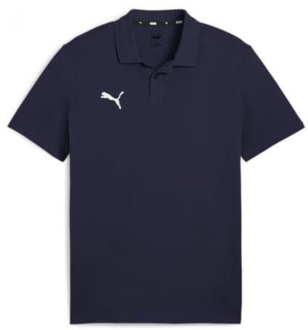 PUMA Herren Teamgoal Casuals Poloshirt, Puma Navy-puma White, S EU