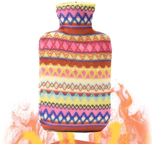 Botella de agua caliente con , paquete de calor de 2 litros