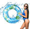 Anello di Nuoto Gonfiabile Adulti, Anello di Nuoto Gonfiabile Galleggiante Anelli Piscina Adulto, Estivo Salvagente Anello Nuoto Gonfiabile per Giocattolo da Bagno, Decorazione per feste