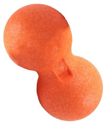 LRXIYODE Palla Massaggiante Muscolare con Nucleo Compatto a Forma di Arachide in Arancione in EPP e Antiscivolo per Relax Muscolare e Fitness
