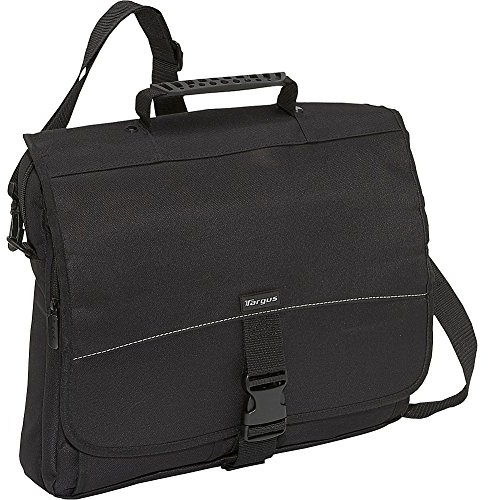 Targus Laptop Carrying Case for 15.6-Inch Laptops Messenger Slim Case for Men and Women, Bags for HP, Microsoft, Dell, Lenovo, Apple, Black (TCM004US)