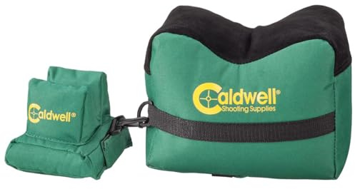 Caldwell Deadshot Boxed Combo Front And Rear Bag, Riposo di tiro Unisex-Adulto, Verde/Nero, 10 x 8 x 6