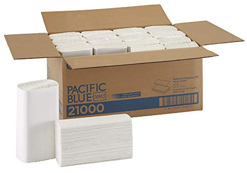 Georgia Pacific Professional 21000 Papierhandtuch, 24 x 24 cm, weiß, 125 Stück (16 Stück)