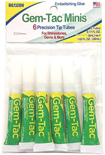 Beacon Mini Gem-Tac Tube 5 ml 6/aufschlaggefühl, 10.16x15.87x1.27 cm, Durchsichtig