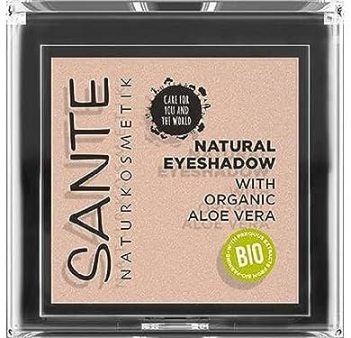 Sante Naturkosmetik Natural Eyeshadow 01 Pearly Opal, Lidschatten Matte Farbnuance, Bio-Extrakte, Vegan, 1, 8g