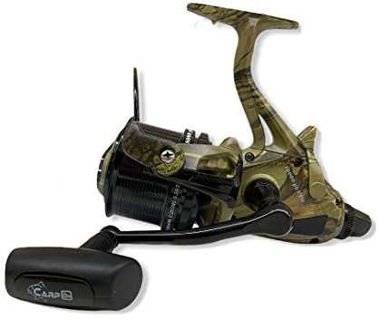 CarpOn Angelrolle für Karpfenangeln Spinnrolle Freilaufrolle (Camouflage, 10000SK)