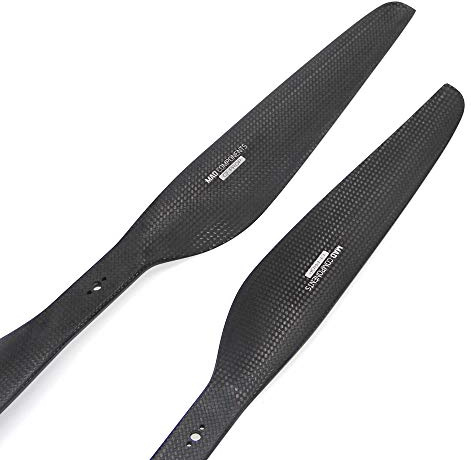 FLUXER PRO MATT 17x5.8in-D6-D12(M3x2) 1 Pair Carbon Fiber Propeller CW CCW Drones Props for Multicopter Quadcopter Hexacopter RC DIY Hobby