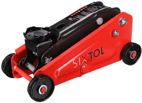SIXTOL SX JACK SUV 2,5T | Cric idraulico carrellato per SUV e veicoli alti | Portata 2,5 tonnellate | In valigetta