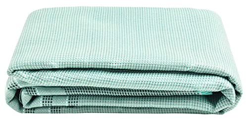 Tappeto da Tenda Verde 400x300 cm in Polipropilene Resistente per Campeggio e Attività All'aperto, Antimuffa e Traspirante, Leggero e Facile da Tagliare, Pavimento Esterno
