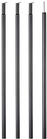 Xixian Outdoor Tent Canopy Poles Support RODS, 2 PCS Lightweight Iron Camping KIT for Soft Ground